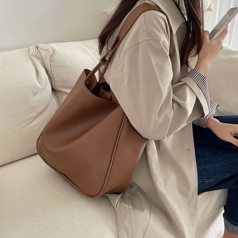 Grand Sac Cabas Cuir Vegan Chic & Spacieux