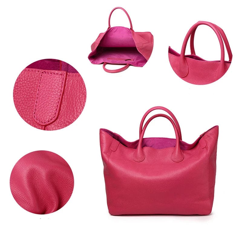 Sac Cabas Cuir Camel - Élégance & Praticité