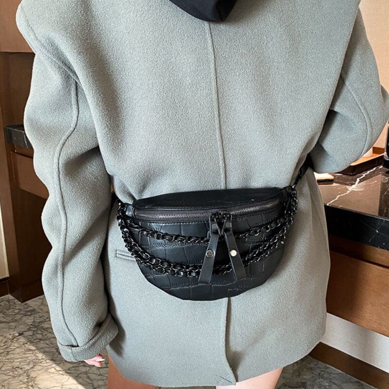 Sac Banane Cuir PU Femme Célia