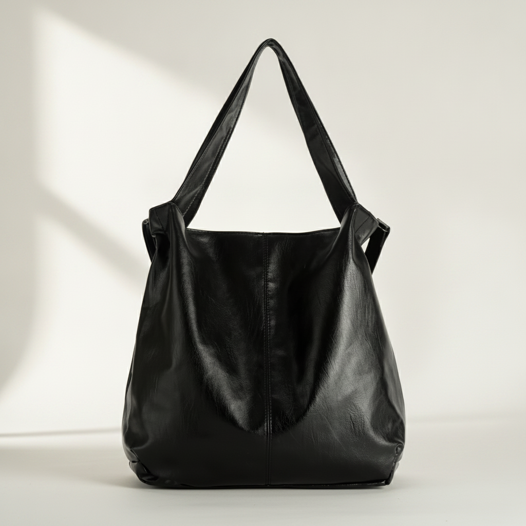Sac Cabas Bandoulière Cuir Vegan Chic