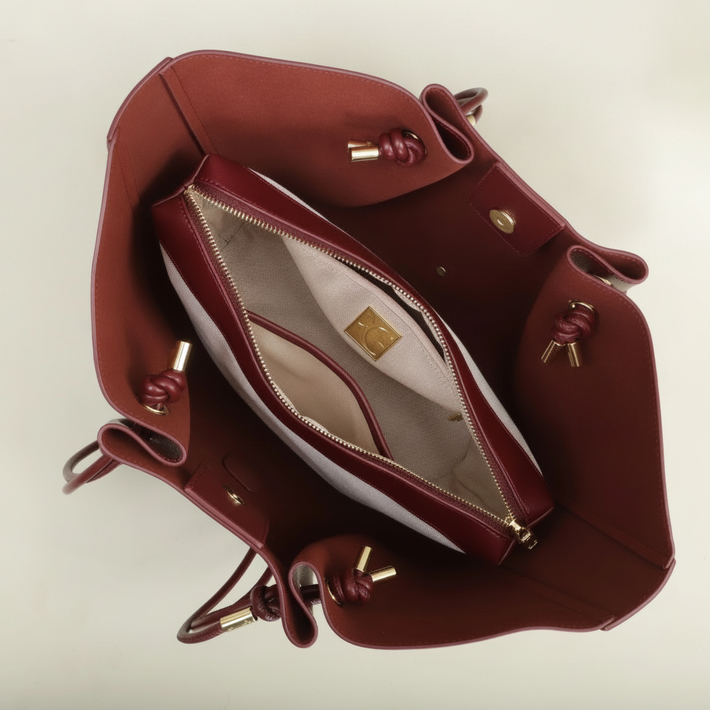 Sac Cabas Cuir Vegan Colette - Chic Parisien