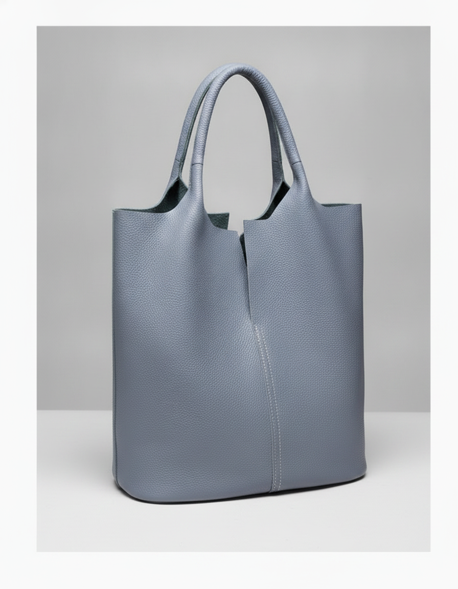 Sac Cabas XXL Cuir Véritable Grande Contenance