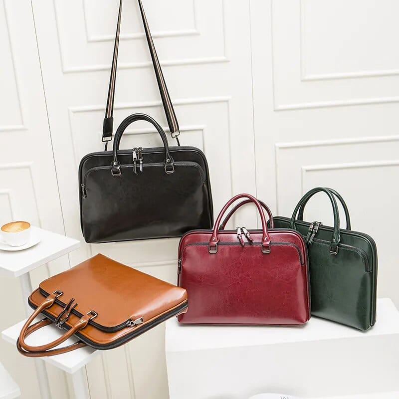 Sac Ordinateur Cuir Zélie 14" Femme