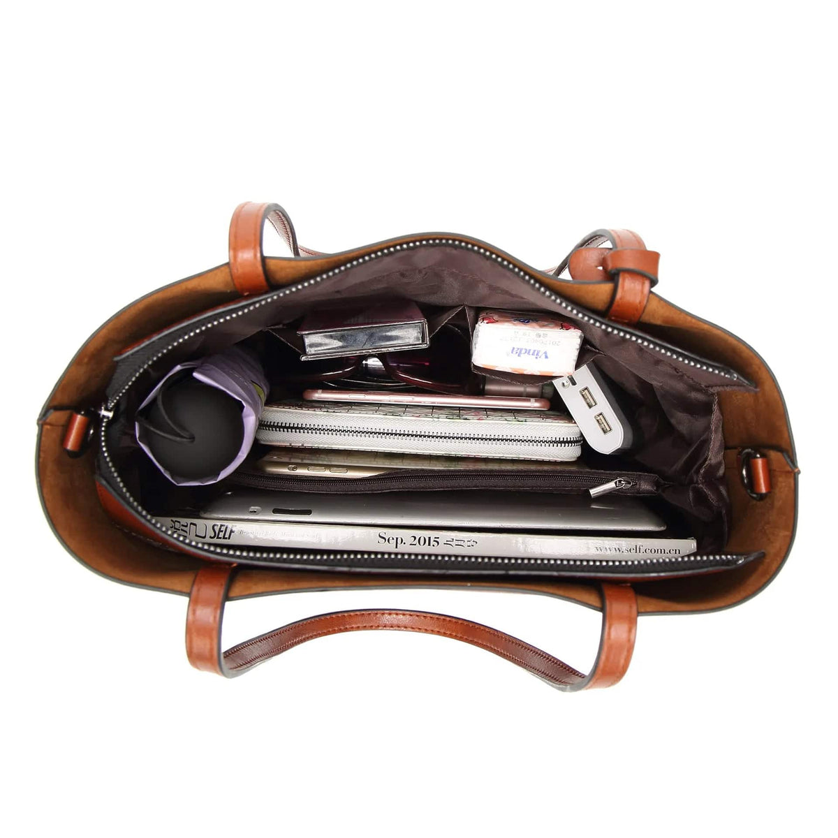 Sac Cabas Cuir Angelina - Chic & Pratique