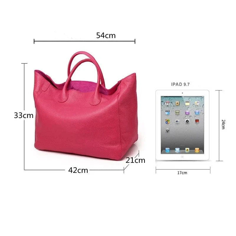 Sac Cabas Cuir Grand Format Élégant
