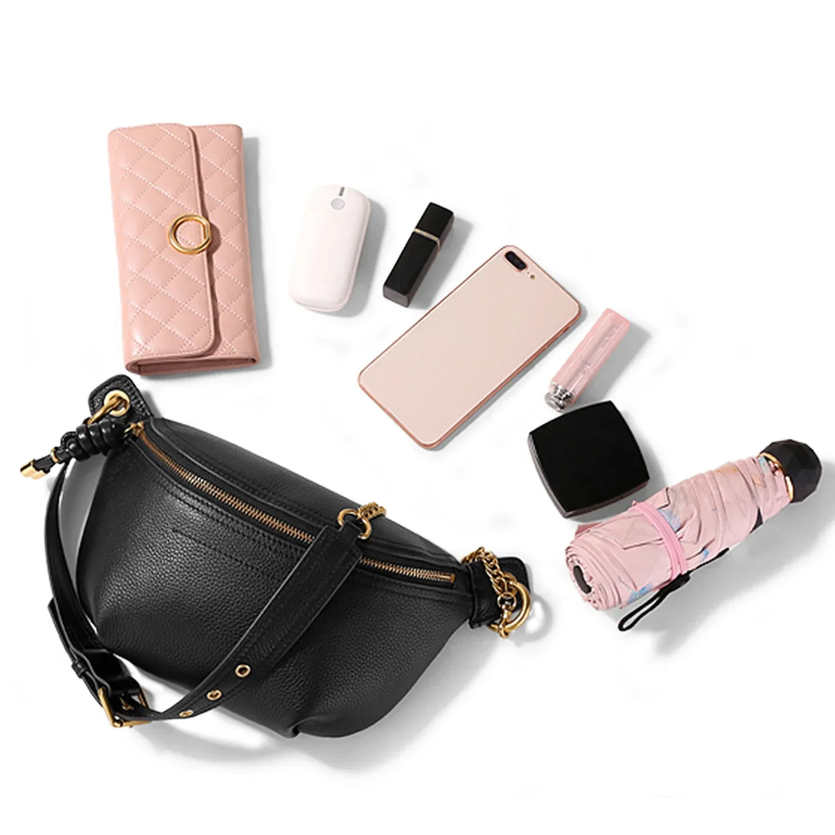 Sac Banane Cuir Femme Angelina - Chic & Pratique