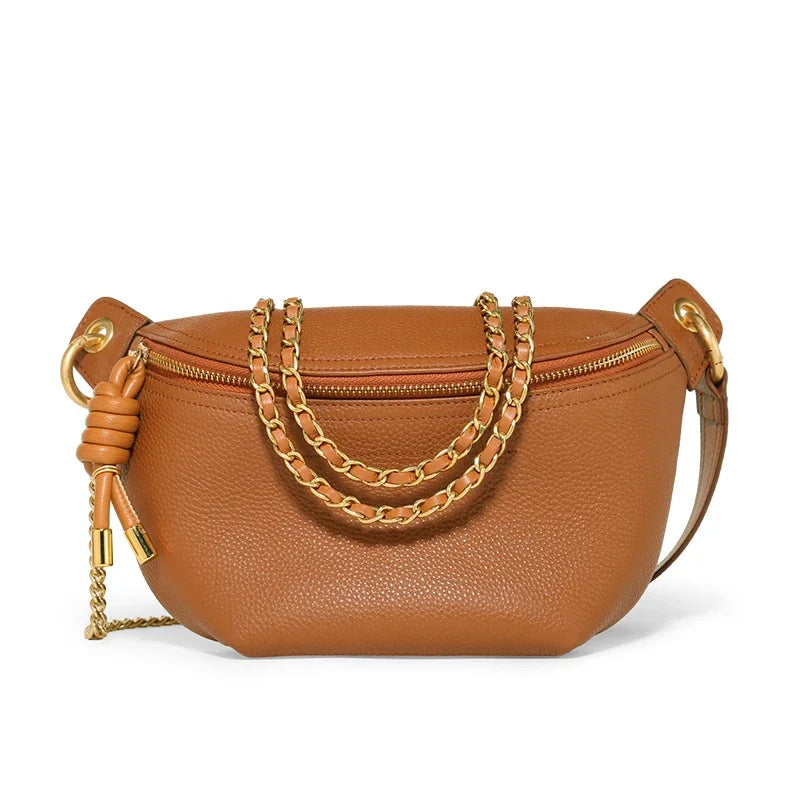 Sac banane cuir - Amandine