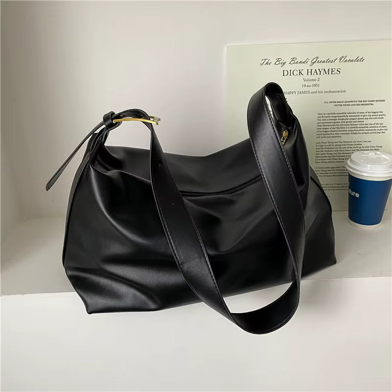 Sac Cabas Cuir Vegan Fermeture Éclair