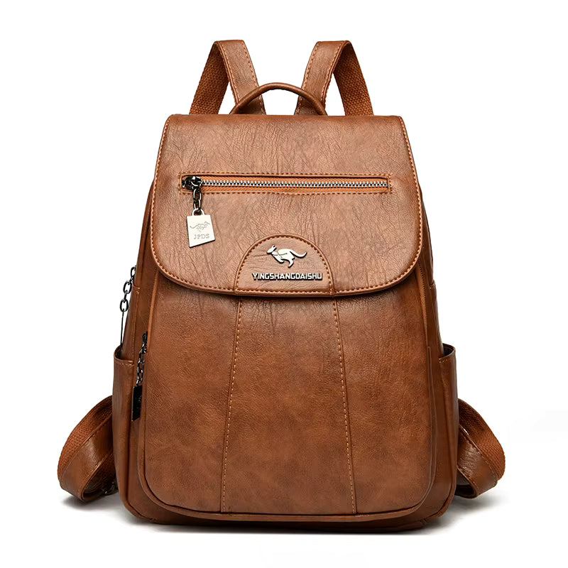 Sac à Dos Cuir Femme Silvy : Chic & Organisé