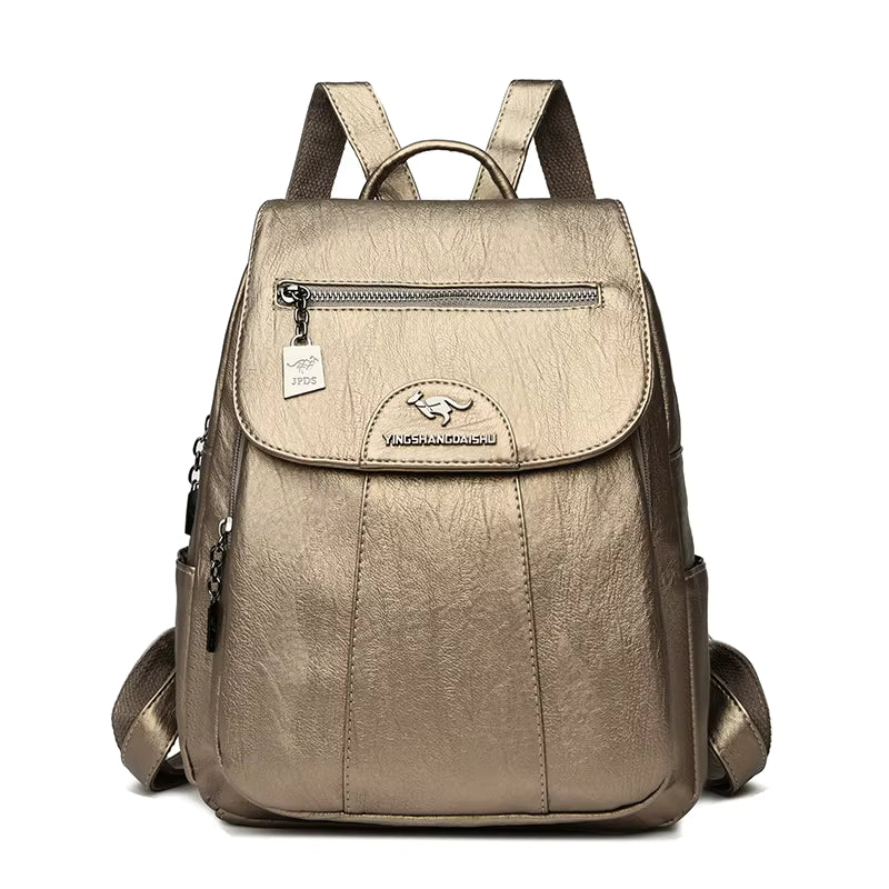 Sac à Dos Cuir Femme Silvy : Chic & Organisé