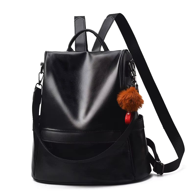 Sac à Dos Femme Cuir Végan Antivol Caroline