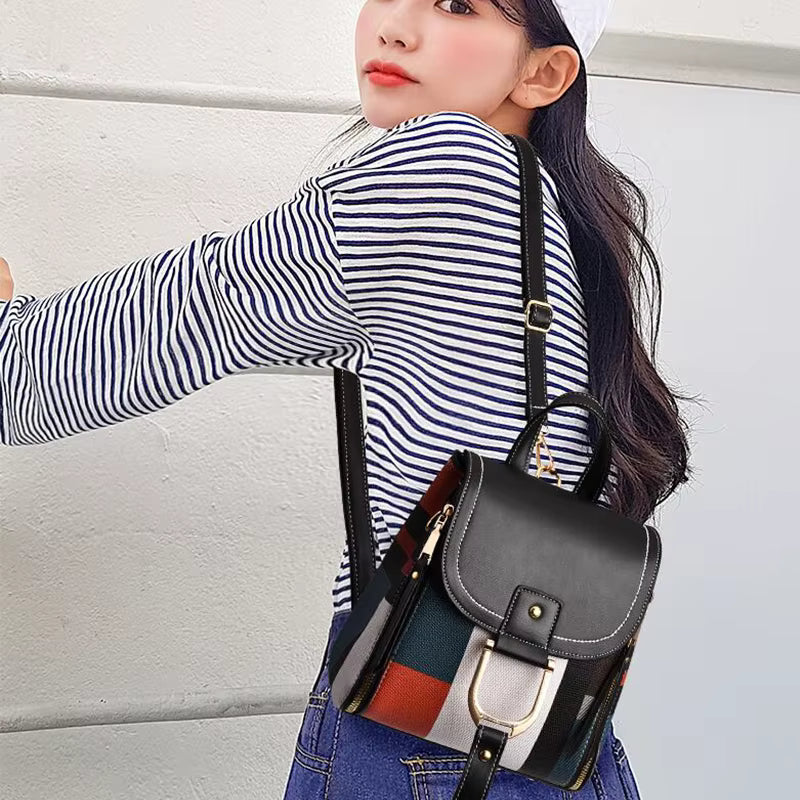 Sac à Dos Ville Cuir Vegan Ultra Léger Femme