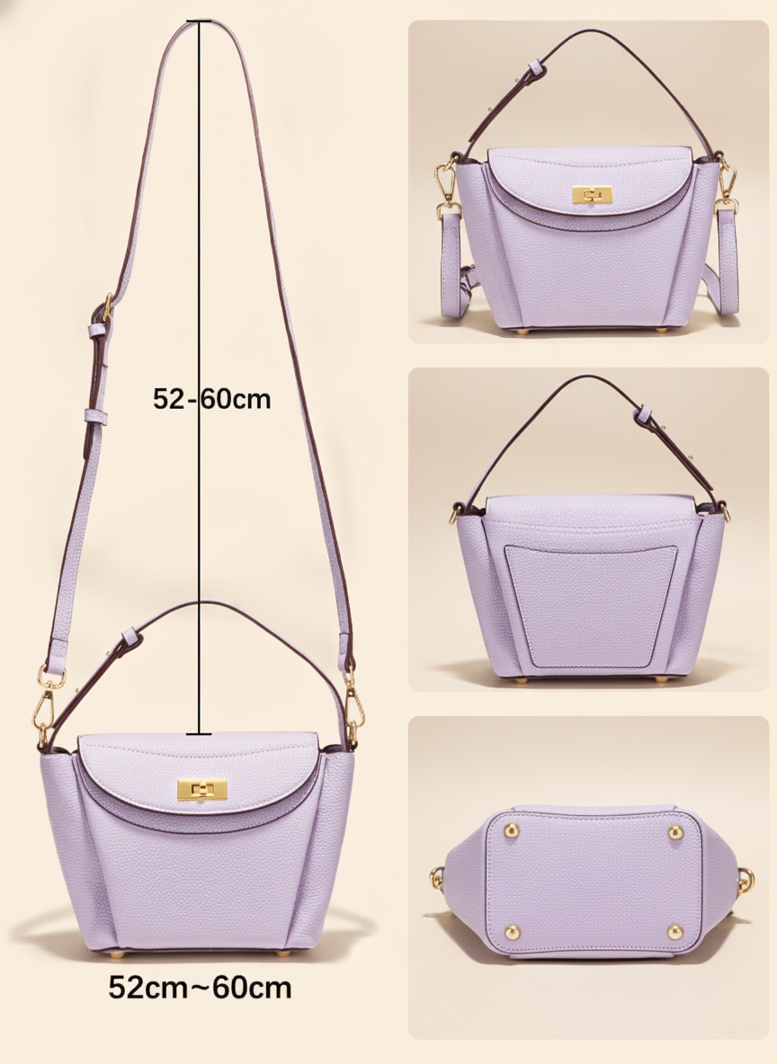 Besace Anne Cuir Véritable Femme