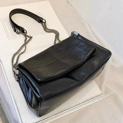 Sac à Main Noir Cuir PU Élégant & Organisé