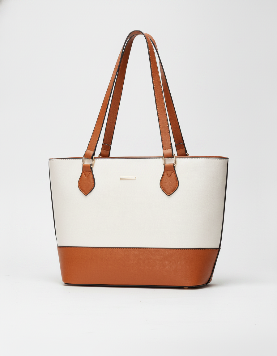 Ensemble Sac Cabas 4-en-1 Cuir Vegan Camille