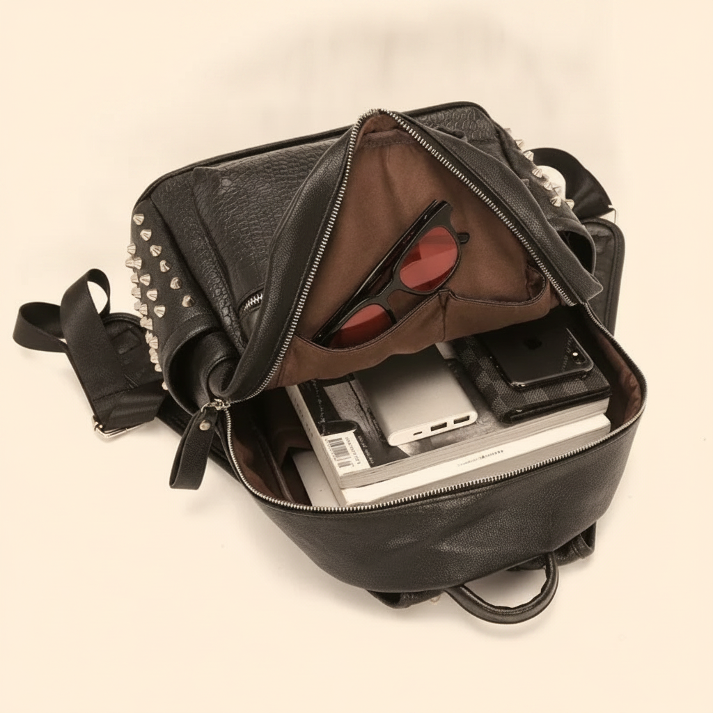 Sac à Dos Alexandra : Chic & Pratique en Cuir Vegan