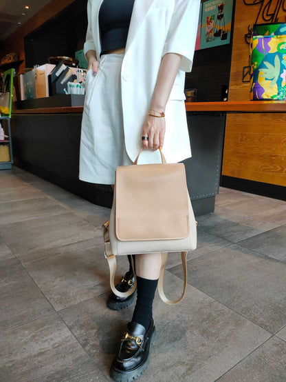 Sac à Dos Cuir Femme Iris Luxe