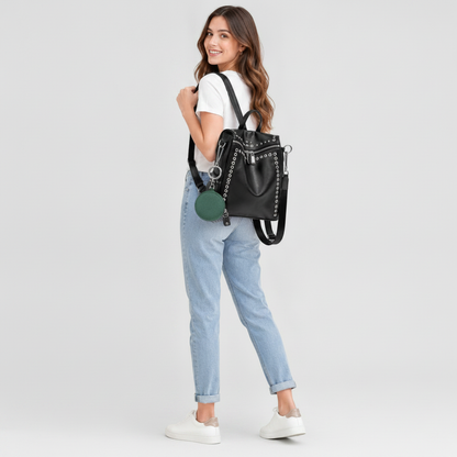 Sac à Dos Cuir Femme Convertible Chic