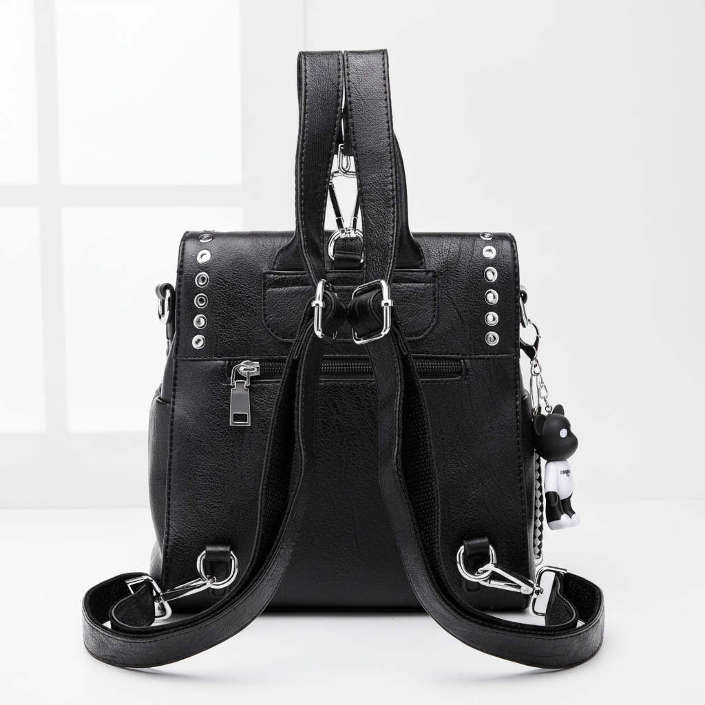 Sac à Dos Cuir Femme Convertible Chic