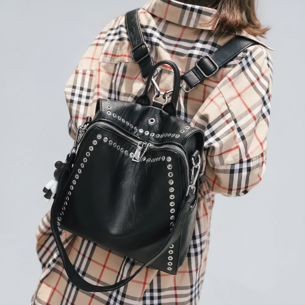 Sac à Dos Cuir Femme Convertible Chic