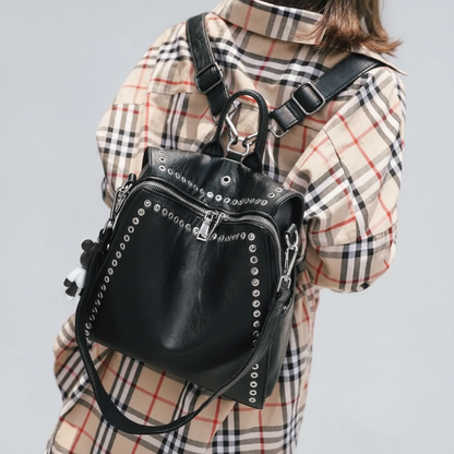 Sac à Dos Cuir Femme Convertible Chic