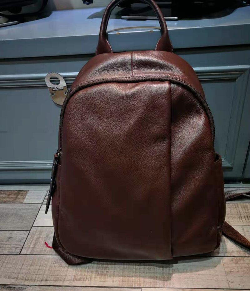 Sac à Dos Cuir Femme Ambre - Chic & Artisanal