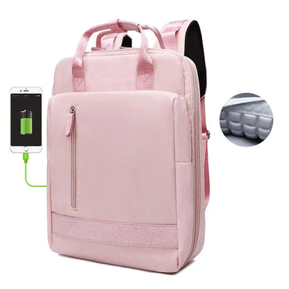 Sac à Dos Femme Ordinateur 15.6" Nylon Imperméable