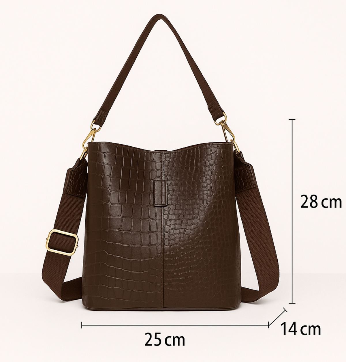 Sac Bandoulière Cuir Végan Femme Charlette