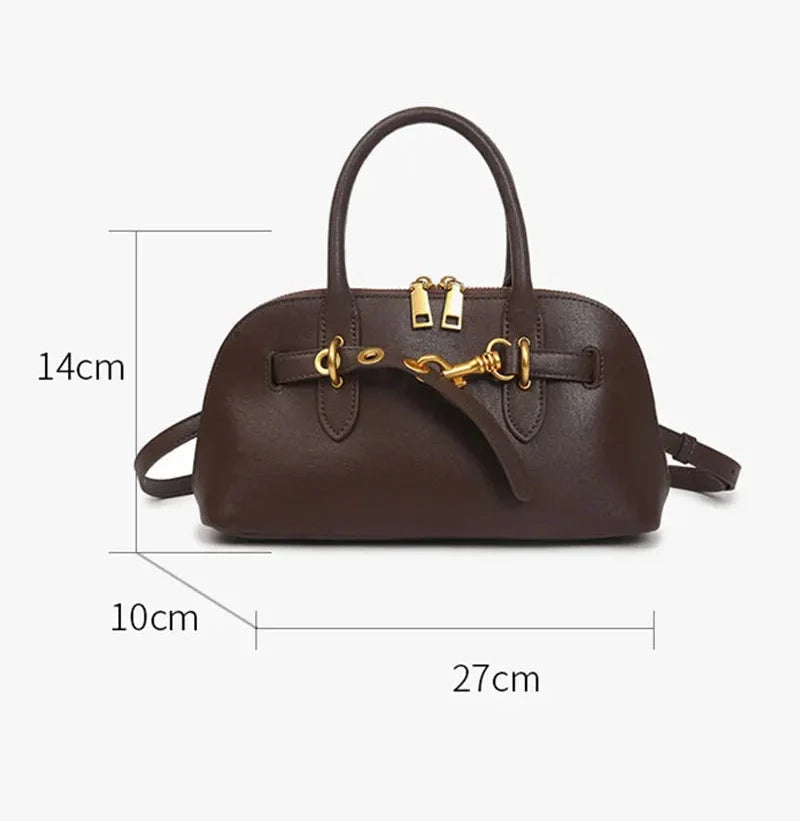 Sac Bandoulière Cuir Véritable Lyra Femme