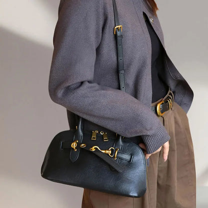 Sac Bandoulière Cuir Véritable Lyra Femme