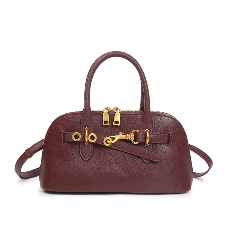 Sac Bandoulière Cuir Véritable Lyra Femme