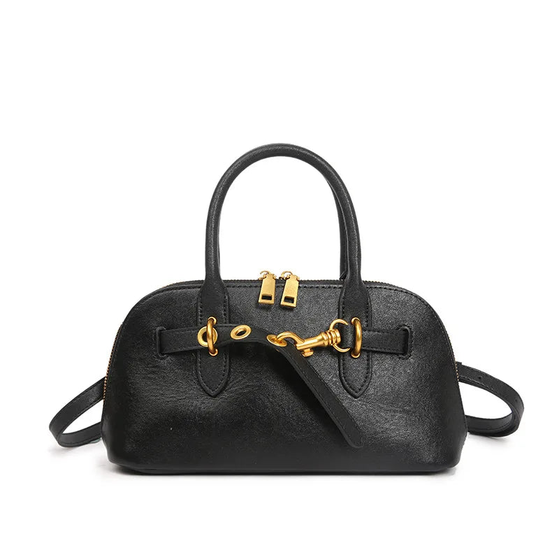 Sac Bandoulière Cuir Véritable Lyra Femme