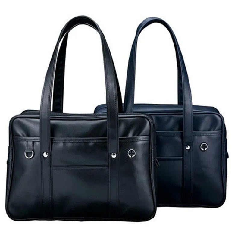 Sac Cabas Cuir PU Lisa : Chic & Pratique pour Lycéenne