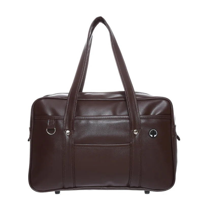 Sac Cabas Cuir PU Lisa : Chic & Pratique pour Lycéenne