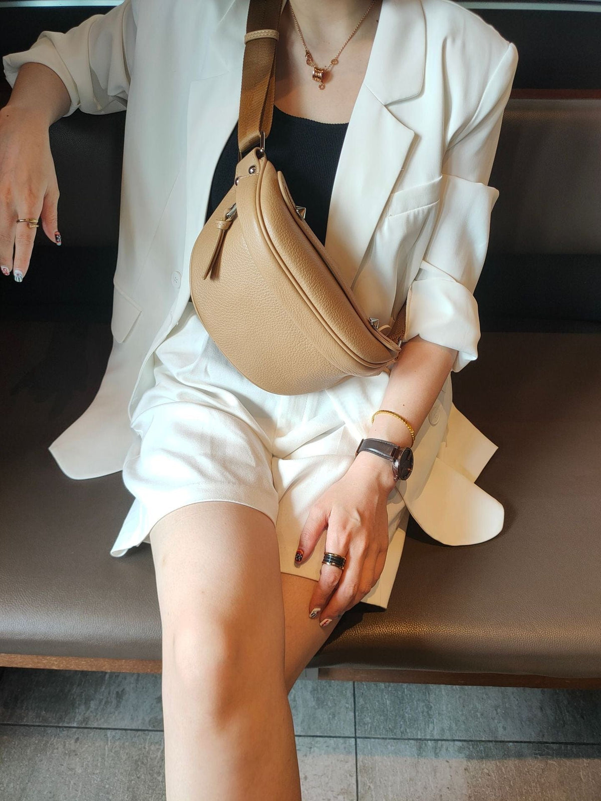 Sac Banane Cuir Femme Catalina - Élégance & Praticité