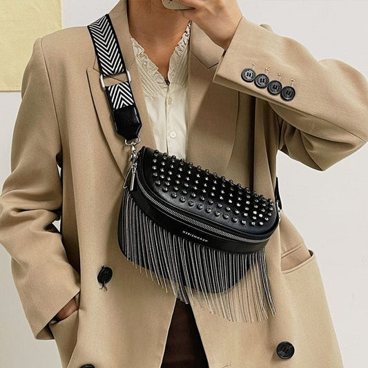 Sac banane cuir - Amélie