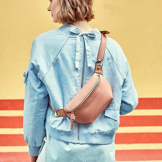 Sac banane cuir - Elsa