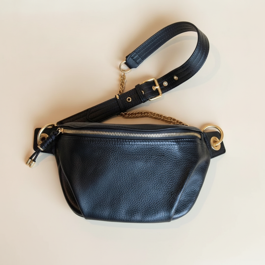 Sac banane cuir - Margaux