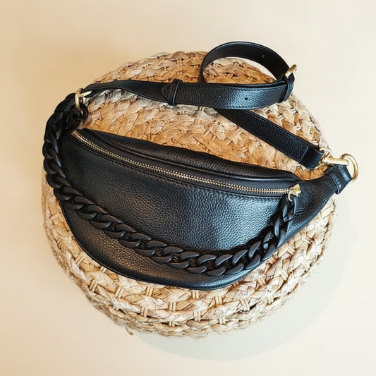 Sac banane cuir - Gaëlle