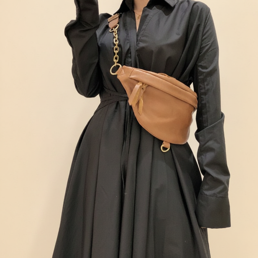 Sac banane cuir - Rosalie