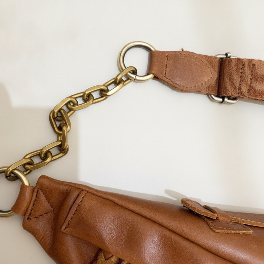 Sac Banane Cuir Marron Femme - Élégance & Praticité