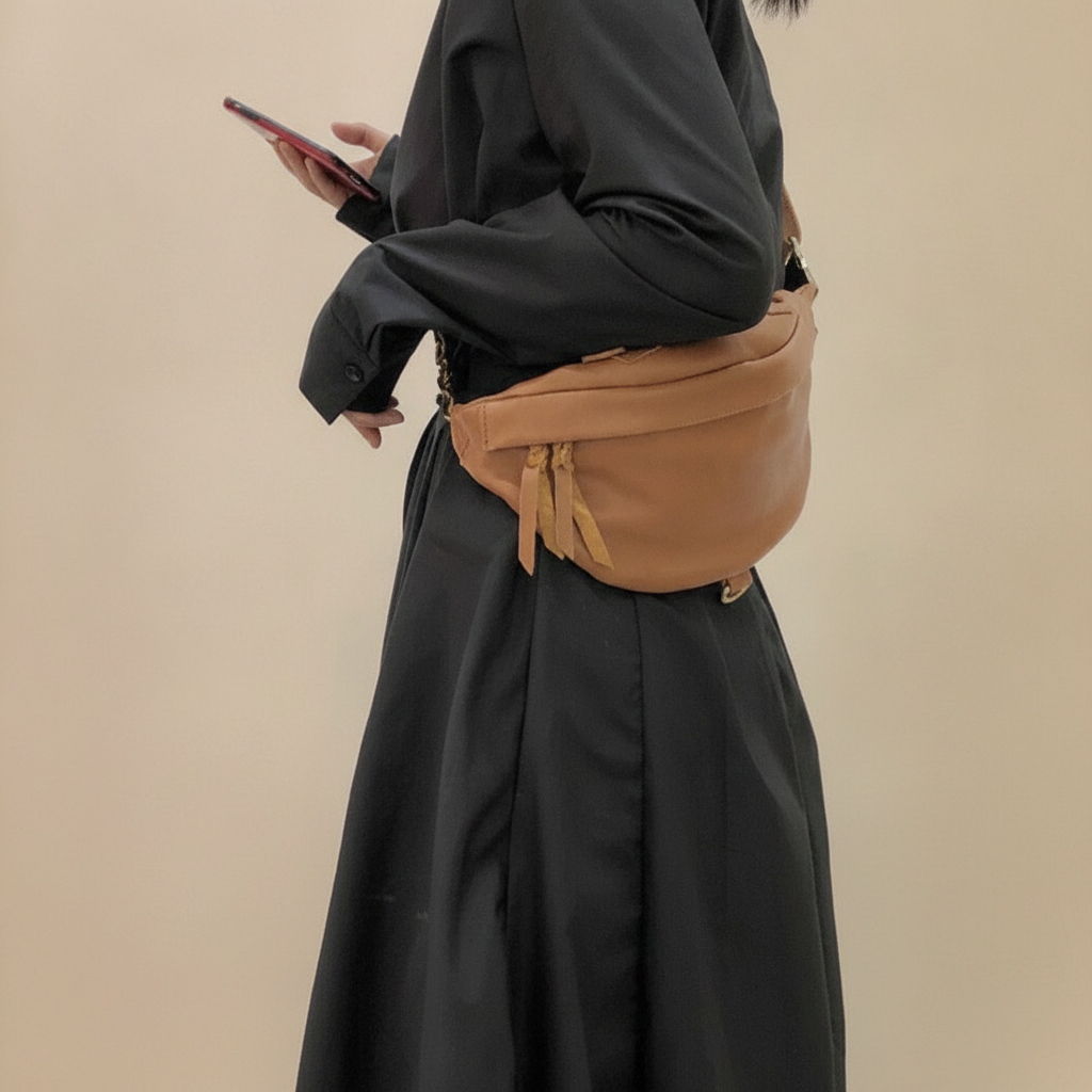 Sac Banane Cuir Marron Femme - Élégance & Praticité