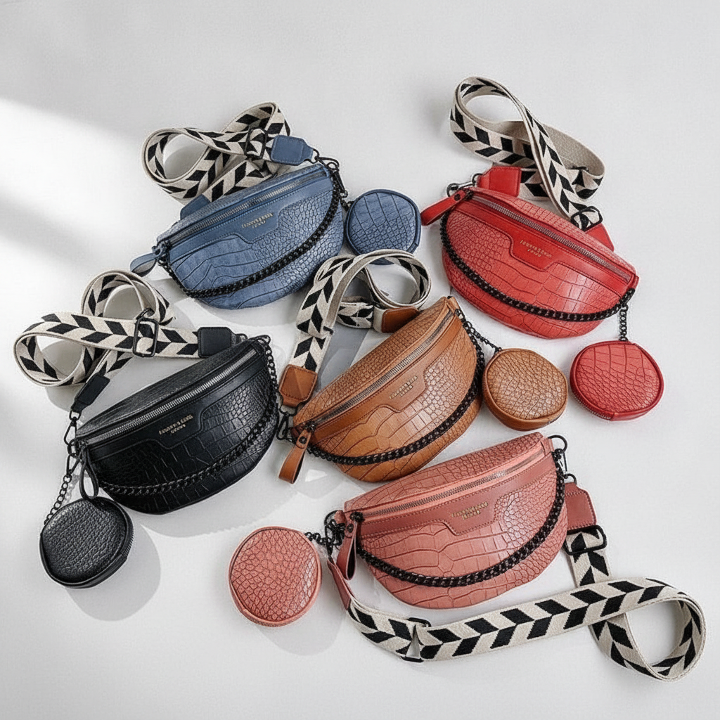 Sac Banane Cuir PU Amaranta : Chic & Pratique