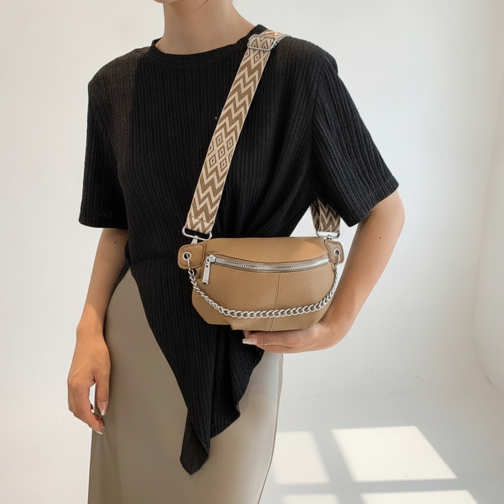Sac Banane Cuir Souple Femme Chic