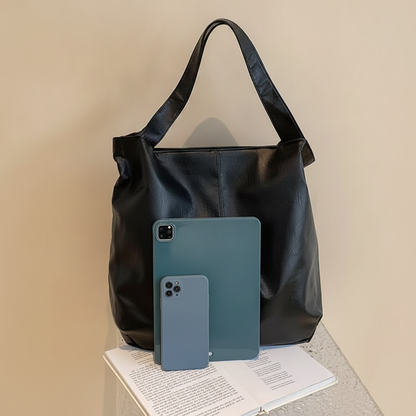 Sac Cabas Bandoulière Cuir Vegan Chic