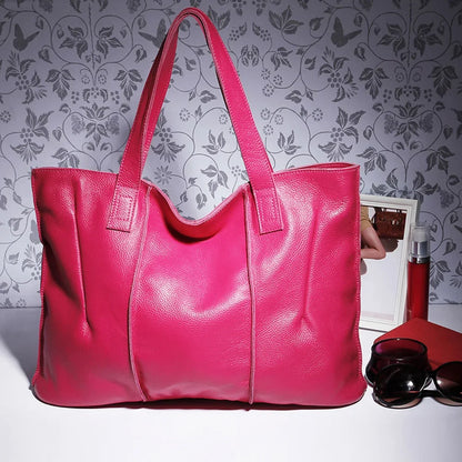 Sac Cabas Cuir Sofia - Grand Format Fait Main