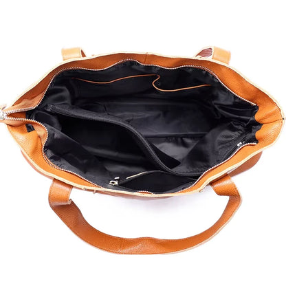 Sac Cabas Cuir Sofia - Grand Format Fait Main