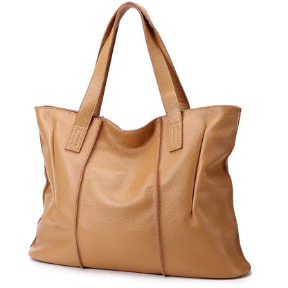 Sac Cabas Cuir Sofia - Grand Format Fait Main