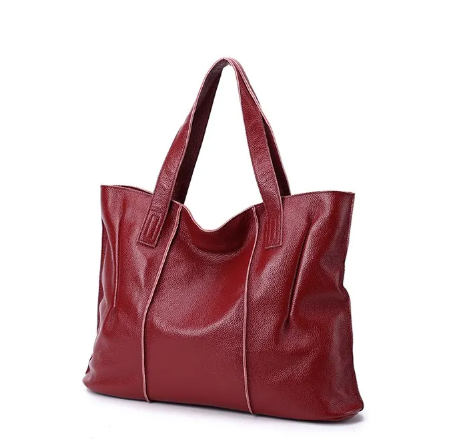 Sac Cabas Cuir Sofia - Grand Format Fait Main