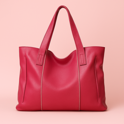 Sac Cabas Cuir Sofia - Grand Format Fait Main
